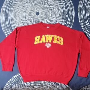 Red  & Gold Atlanta Hawks Women's Sweater